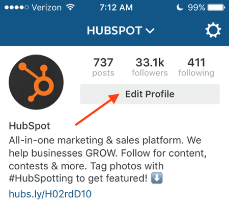 perfect instagram profile hubspot.png