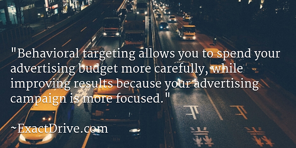 Benefits of behavioral targeting