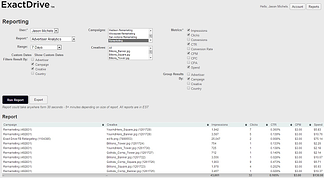 Advertising reporting platform