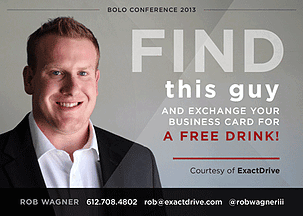 BOLO 2013 Drink Ticket Giveaway | ExactDrive's Rob Wagner
