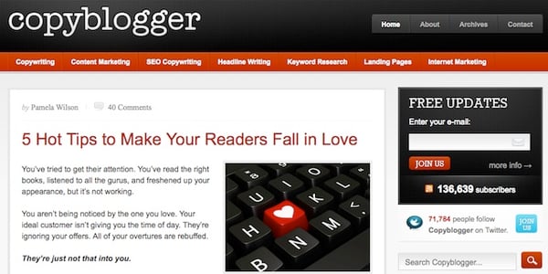 copyblogger-homepage